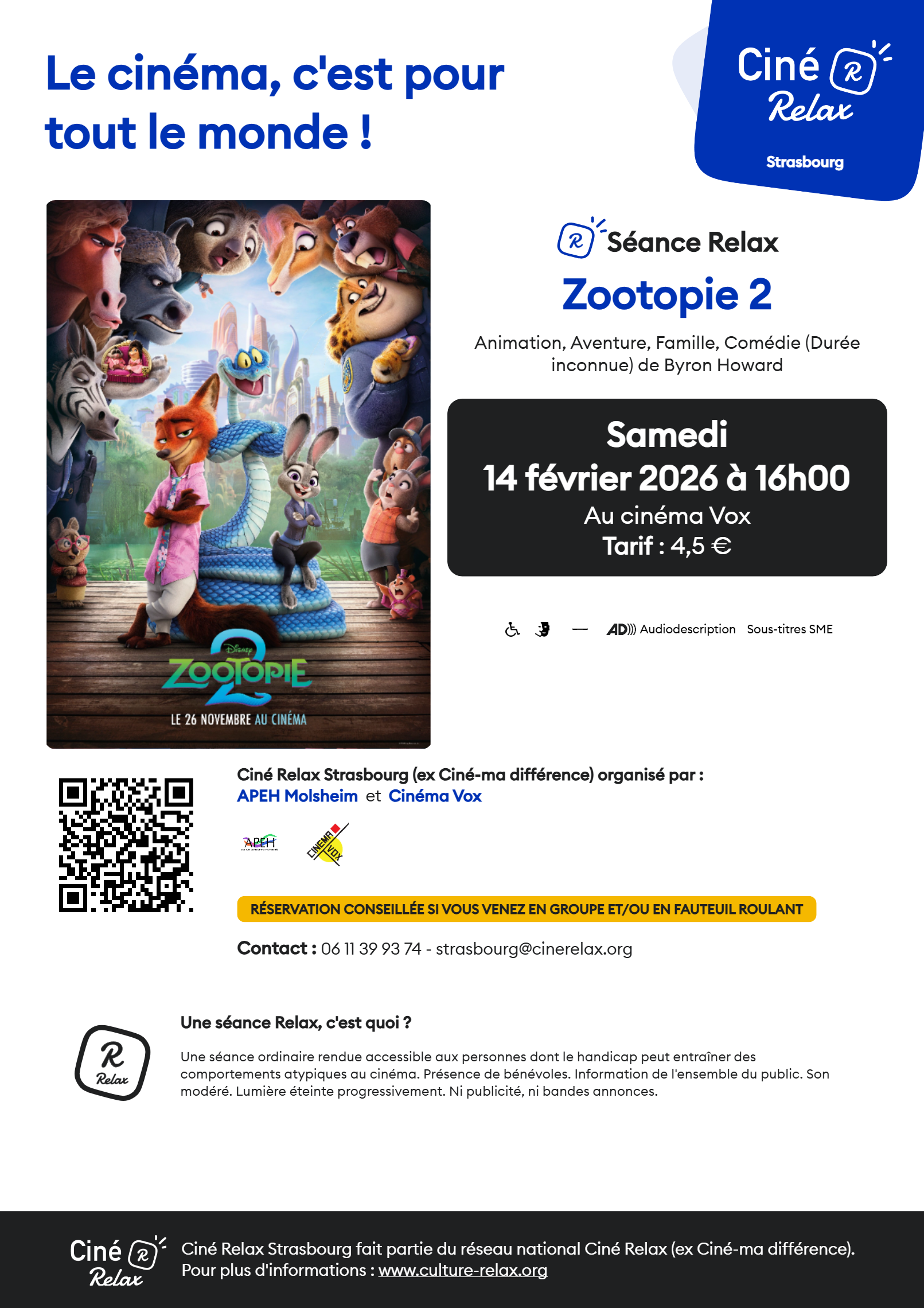 ZOOTOPIE 2 permettra de retrouver le savoureux duo de choc formé par les jeunes policiers Judy Hopps et Nick Wilde, qui, après avoir résolu la plus grande affaire criminelle de l'histoire de Zootopie, découvrent que leur collaboration n'est pas aussi solide qu'ils le pensaient lorsque le chef Bogo leur ordonne de participer à un programme de thérapie réservé aux coéquipiers en crise. Leur partenariat sera même soumis à rude épreuve lorsqu'ils devront éclaircir - sous couverture et dans des quartiers inconnus de la ville - un nouveau mystère et s’engager sur la piste sinueuse d'un serpent venimeux fraîchement arrivé dans la cité animale…